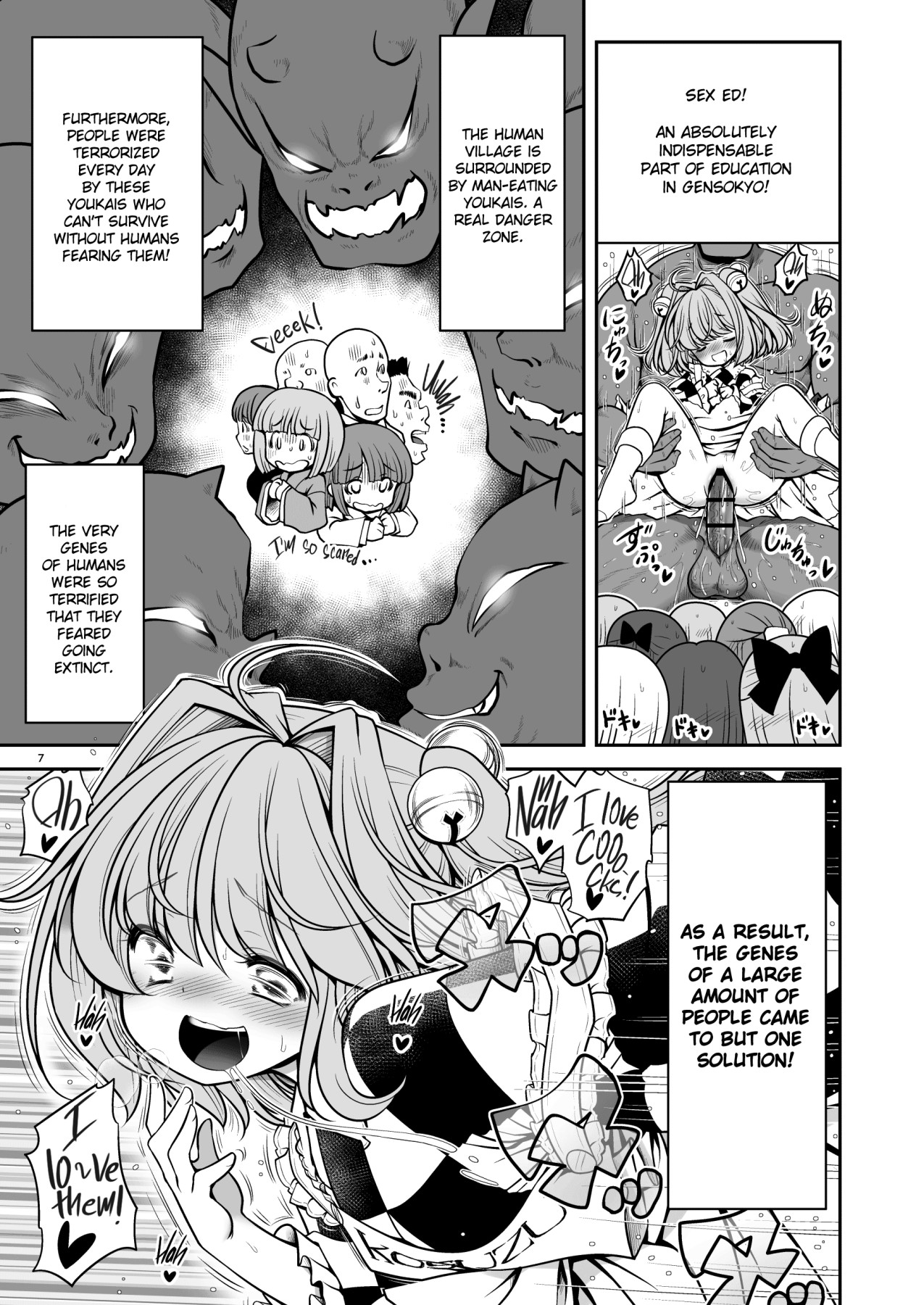 Hentai Manga Comic-Soaked Human Village-Read-7